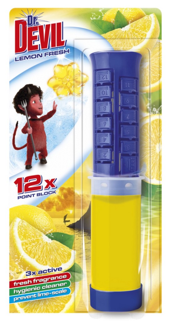 Agent Max Active gel do WC toalety CITRUS 12 hvězdiček 75ml.