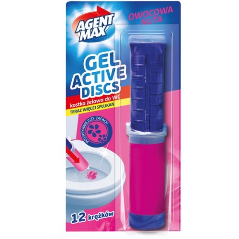 Agent Max Active gel do WC toalety OVOCE 12 hvězd