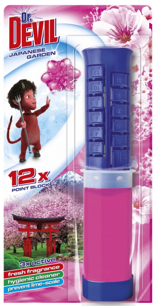 Agent Max Active gel do WC toalety OVOCE 12 hvězdiček 75ml.