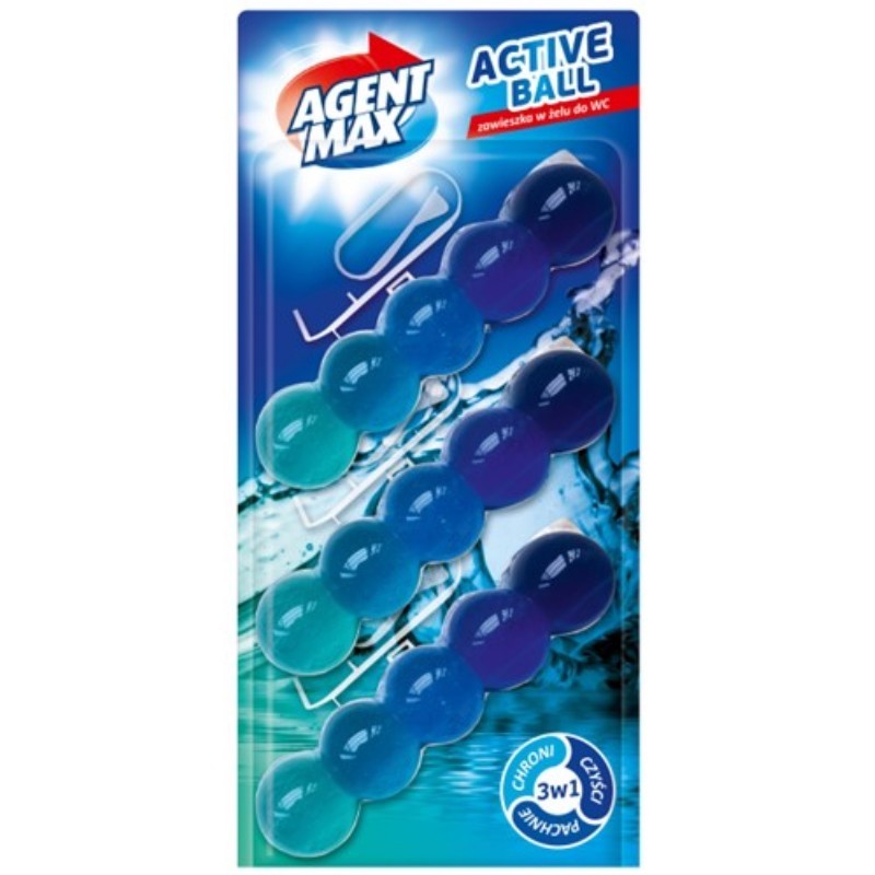 Agent Max Active závěs do WC toalety OCEAN 3x 35