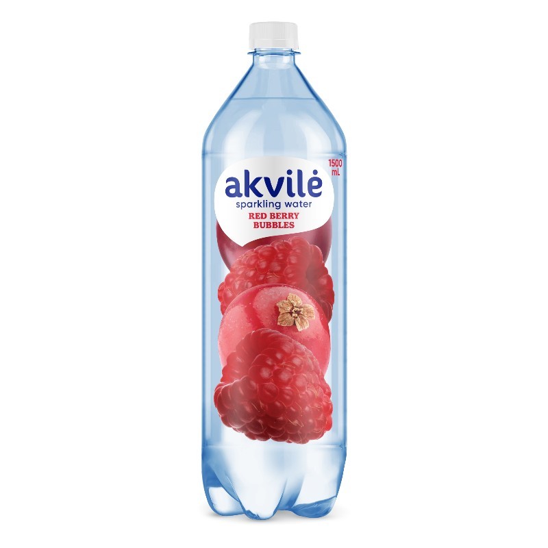 AKVILE natural water s ČERVENÉHO OVOCE 1,5 l PET
