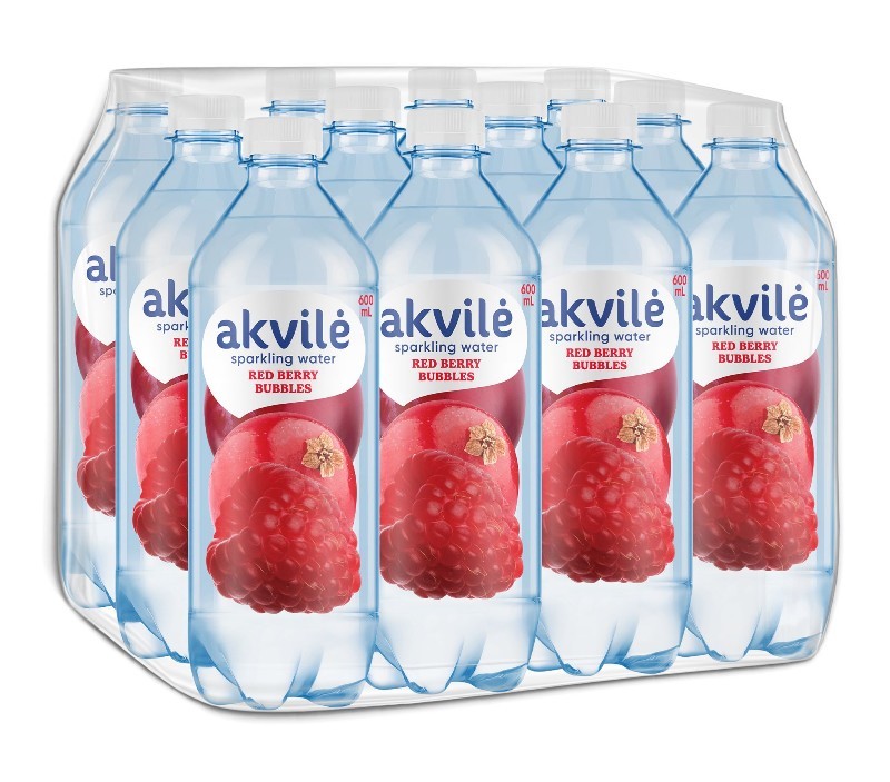 AKVILE natural water s ČERVENÉHO OVOCE 1,5 l PET