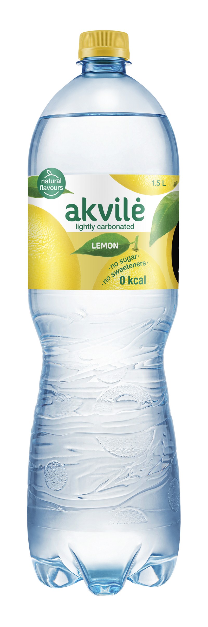 AKVILE natural water s CITRÓNEM 1,5 l PET