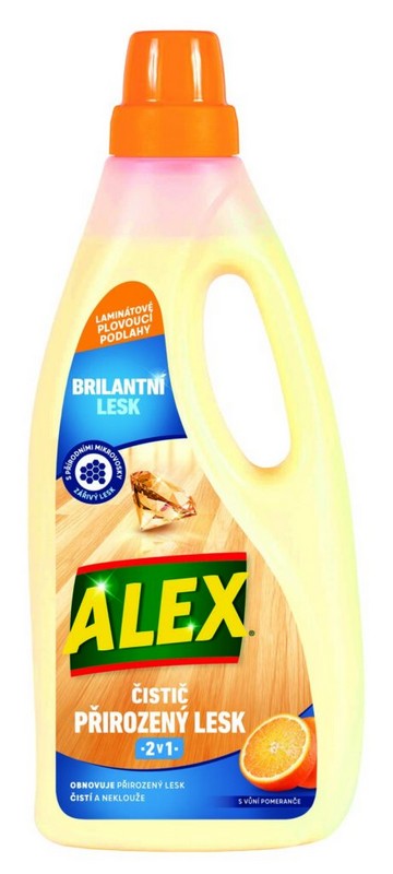 Alex čistič PŘIROZENÝ LESK 2 v 1 na laminát 7
