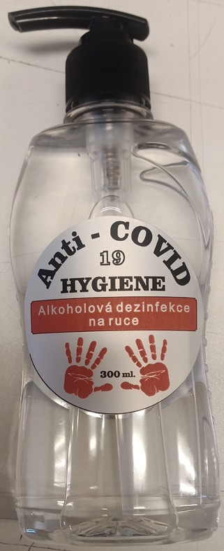 Anti-COVID - speciální alkoholová dezinfekce s 