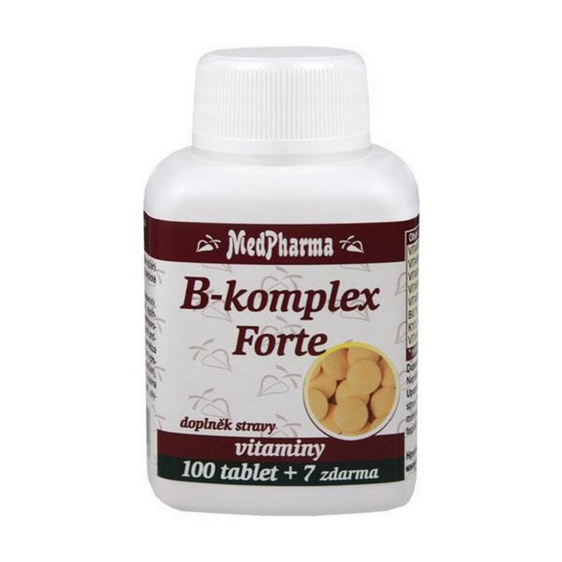 B komplex Forte 100 tablet + 7 ZDARMA