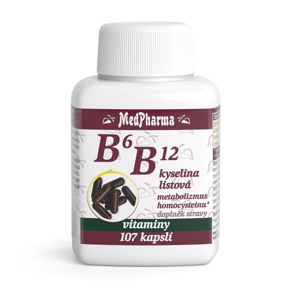 B6 B12 + kyselina listová 100 + 7 kapslí