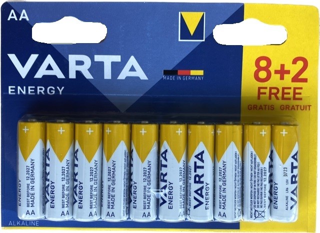 Baterie AA tužková alkalická VARTA ENERGY multi