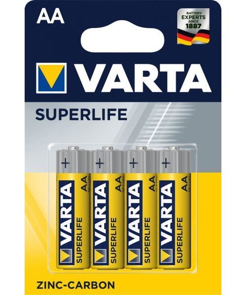 Baterie AA tužková Varta - Superlife blistr R6 4
