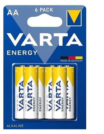 Baterie AAA tužková alkalická VARTA ENERGY 6ks.