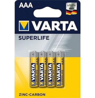 Baterie AAA tužková Varta - Superlife blistr LR6
