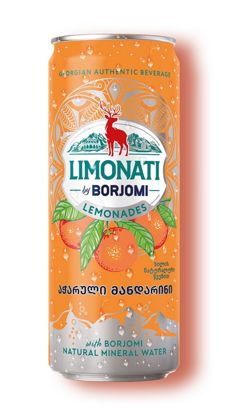 BORJOMI limonáda minerální 0,33 l., p