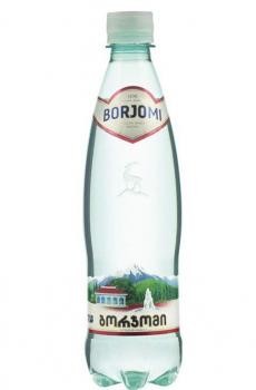 BORJOMI minerální LÉČIVÁ VODA 0,5 l., PET 1 k