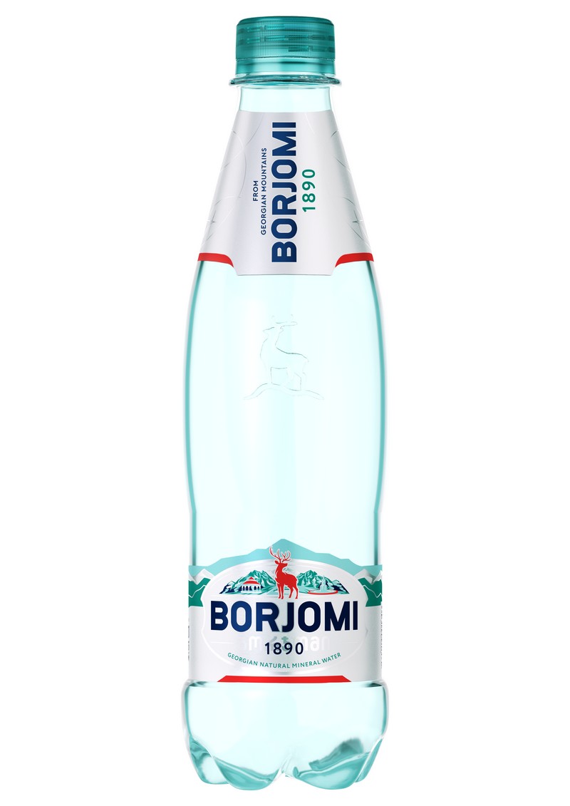 BORJOMI minerální LÉČIVÁ VODA 0,5 l., PET 1ks