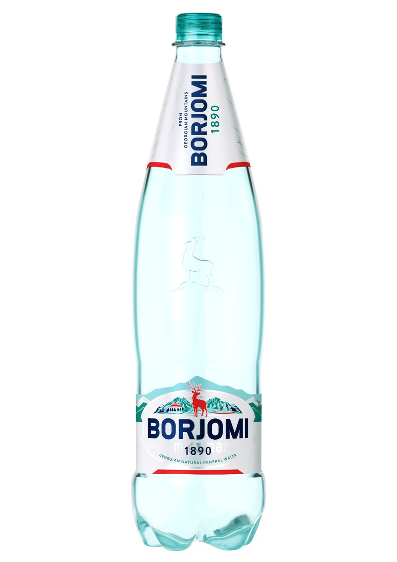 BORJOMI minerální LÉČIVÁ VODA 1 l., PET 1ks.