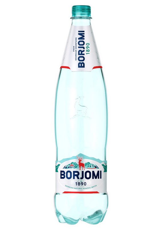 BORJOMI minerální LÉČIVÁ VODA 1 l., PET karton 6ks.