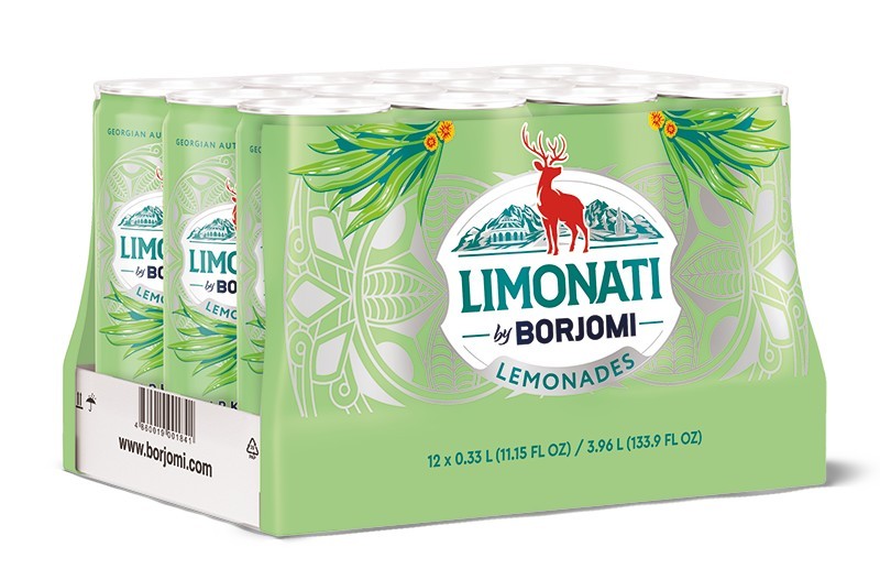 BORJOMI NATURAL limonáda ESTRAGON 0,33 l.