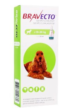 Bravecto M 500mg 1x1tbl (pes 10-20kg)