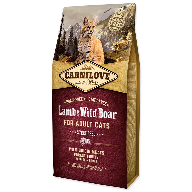CARNILOVE Cat Jehně & Kanec pro kastrované kočk