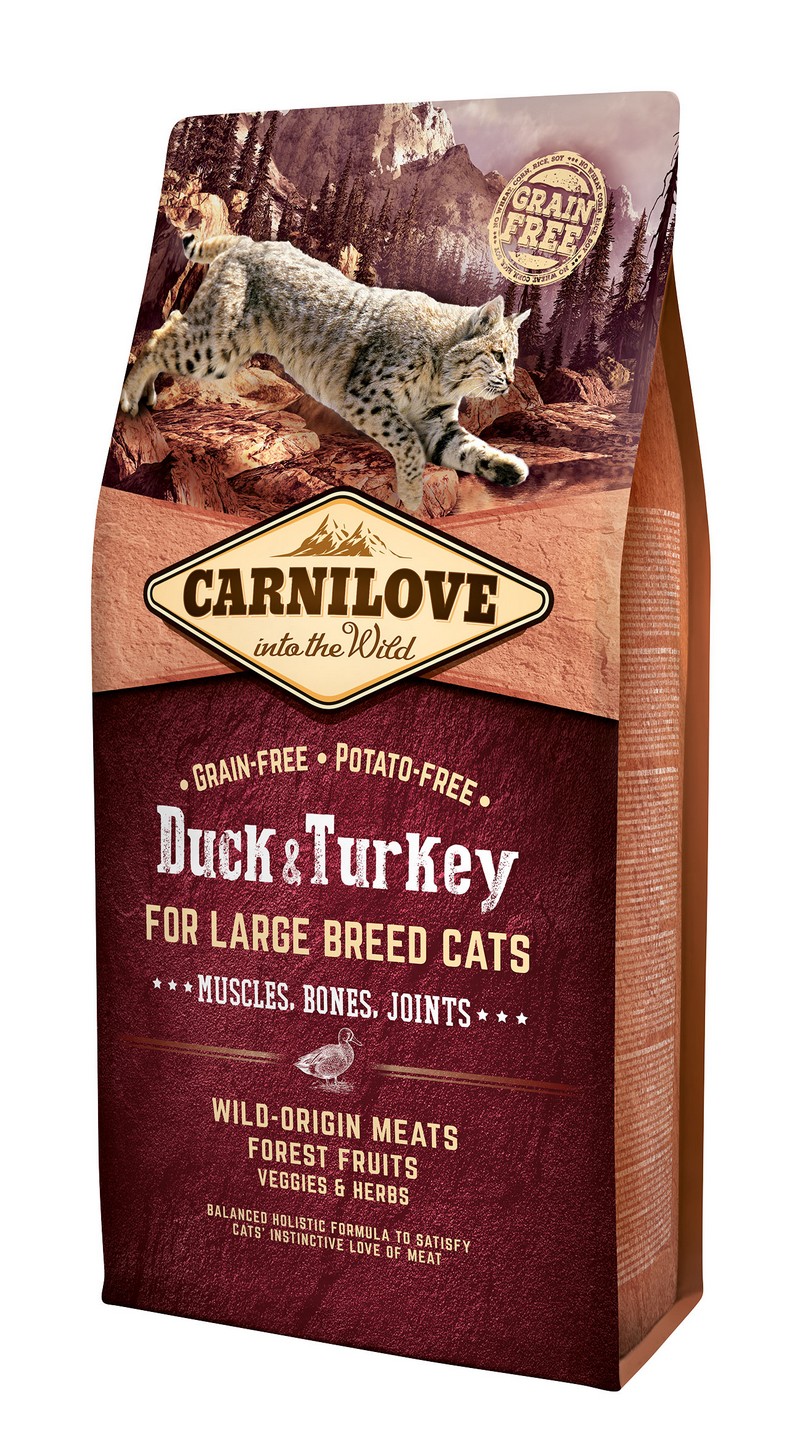 Carnilove Cat LB Duck&Turkey Muscles,Bones,Joints 