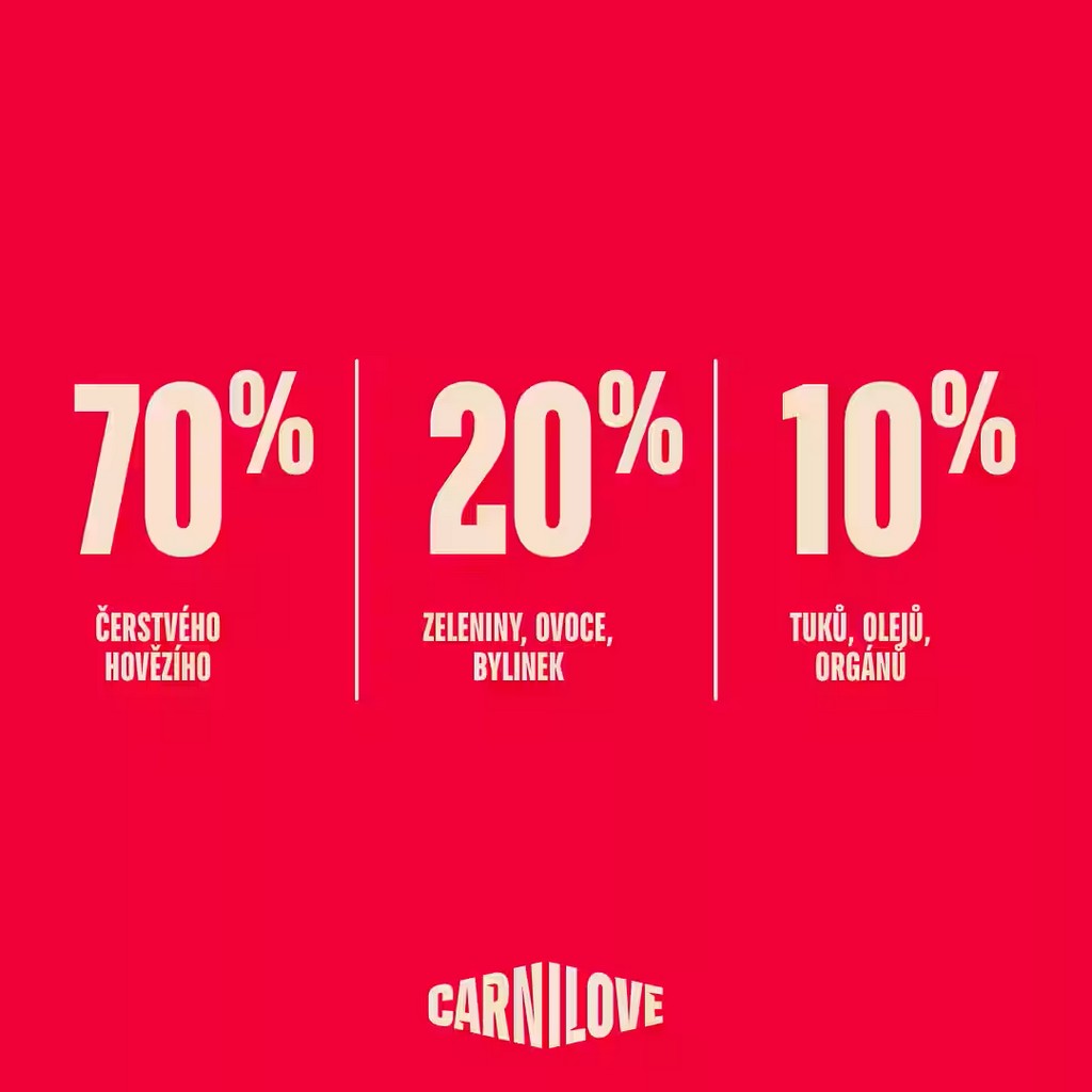 CARNILOVE CAT pro dospělé kočky - HOVĚZÍ 2kg