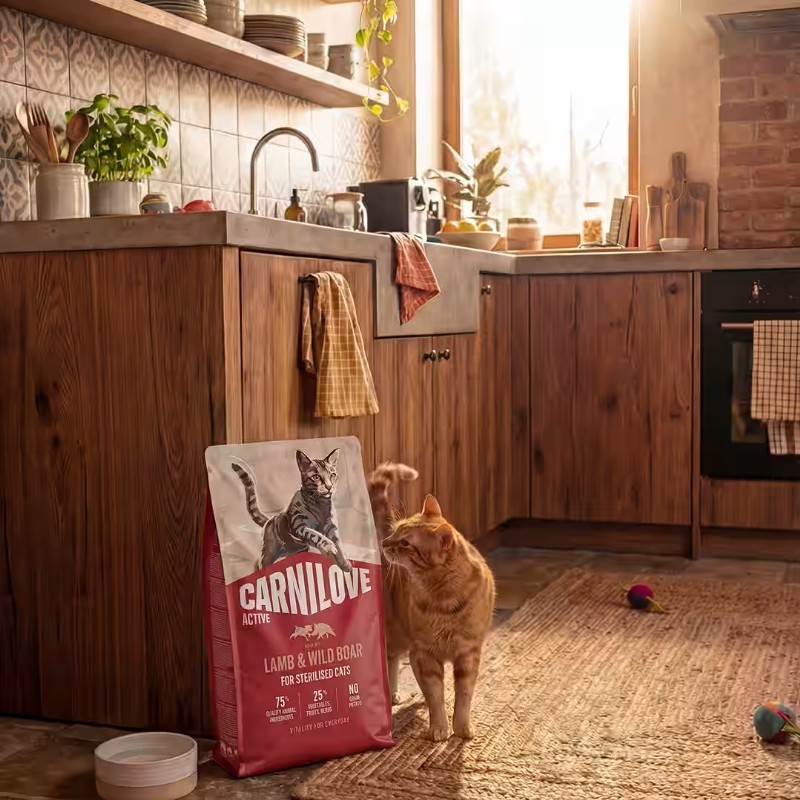 CARNILOVE CAT pro kastrované kočky -- HOVĚZÍ a ZVĚŘINA 2kg