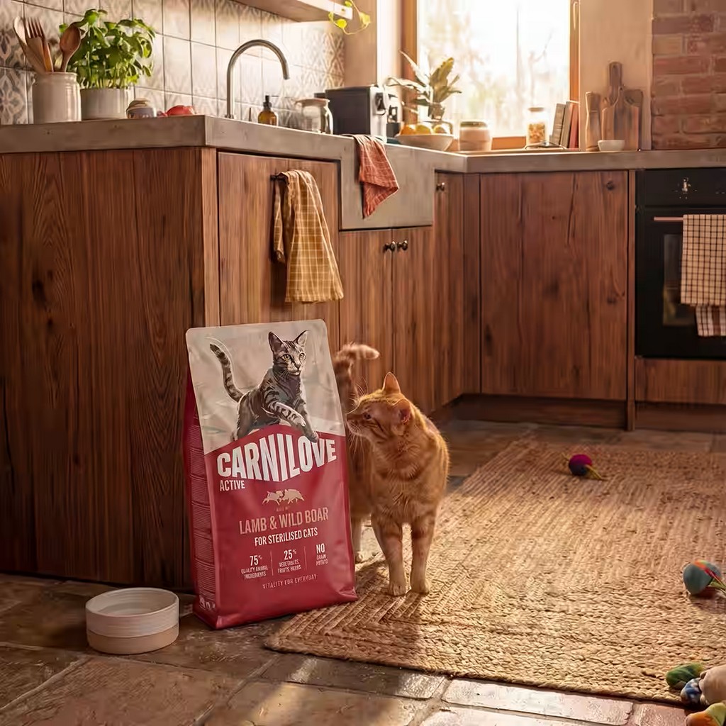 CARNILOVE CAT pro kastrované kočky -- JEHŇEČÍ a DIVOČÁK 2kg