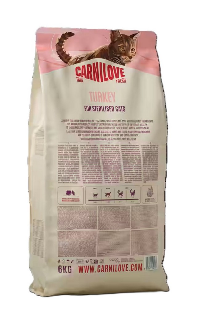 CARNILOVE CAT pro kastrované kočky - KRŮTA 2kg