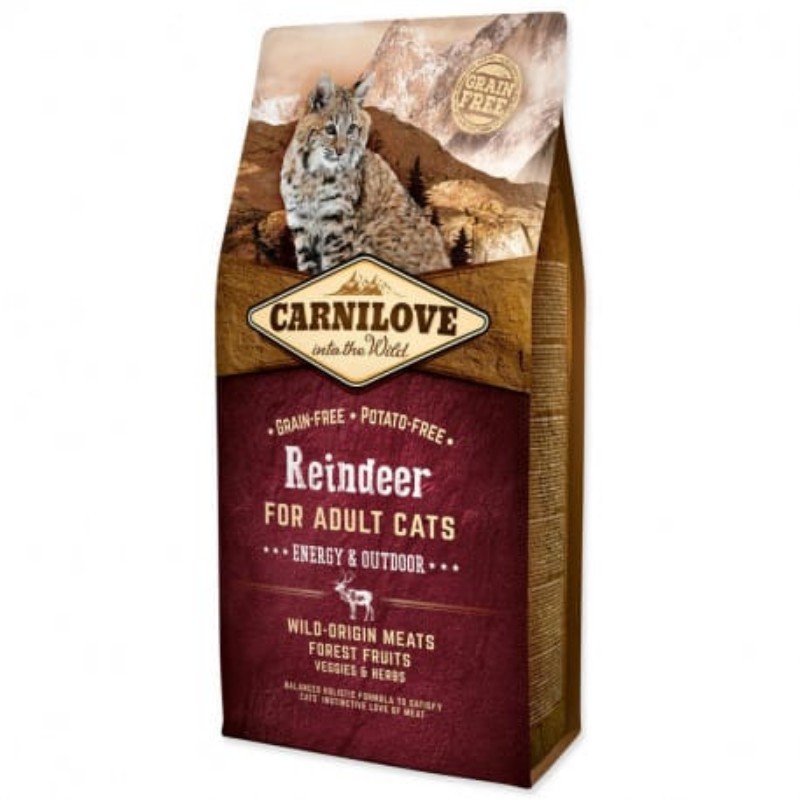 CARNILOVE Cat Sobí Energie & Outdoor pro dospěl