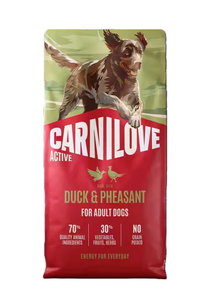 CARNILOVE DOG ACTIVE pro dospělé psy KACHA & BA�
