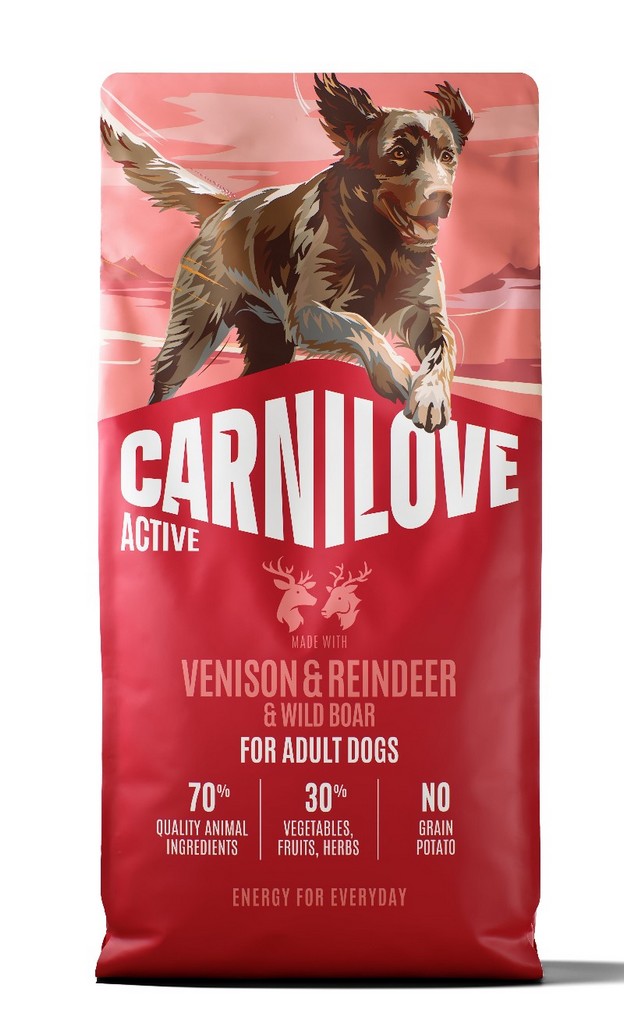 CARNILOVE DOG ACTIVE pro dospělé psy ZVĚŘINA a