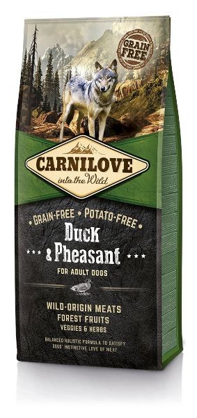 CARNILOVE Dog kachna & bažant pro dospělé psy 1