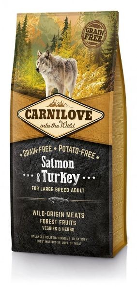 CARNILOVE Dog losos & krocan pro dospělé psy vel