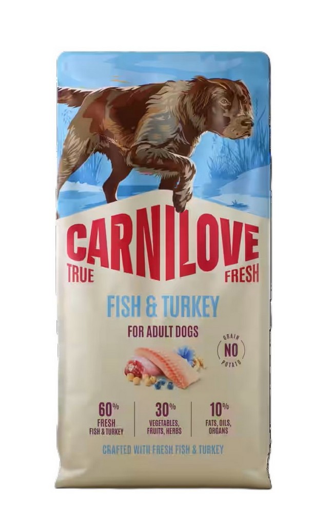 CARNILOVE DOG TRUE pro dospělé psy RYBA a KRŮTA