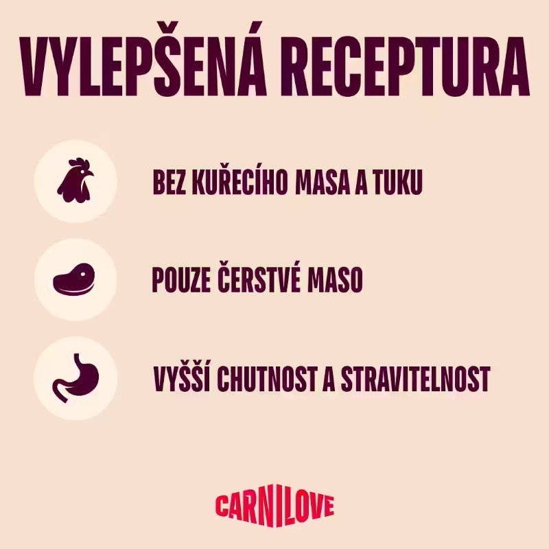 CARNILOVE DOG TRUE pro štěňata 1-12 měsíců KACHNA s cizrnou a dýní 4Kg.