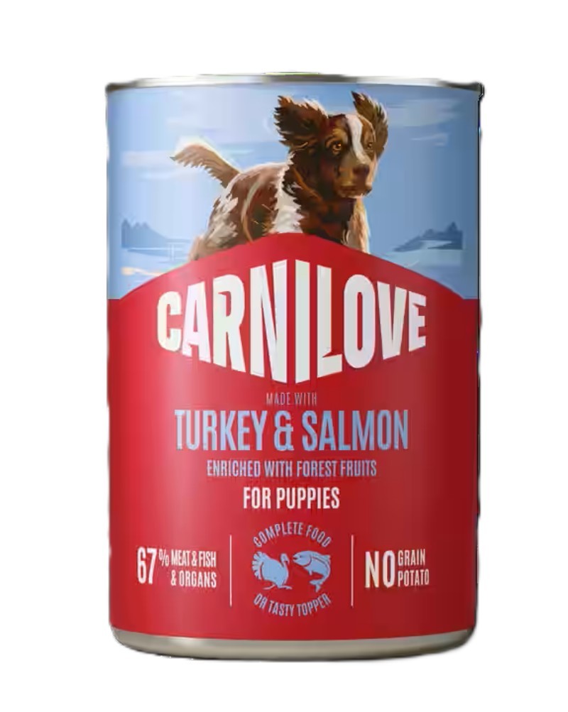 CARNILOVE pro štěňata LOSOS & KRŮTA 400g