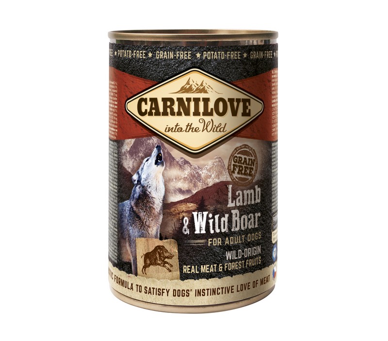Carnilove Wild konz Maso Jehněčí a divočák 40