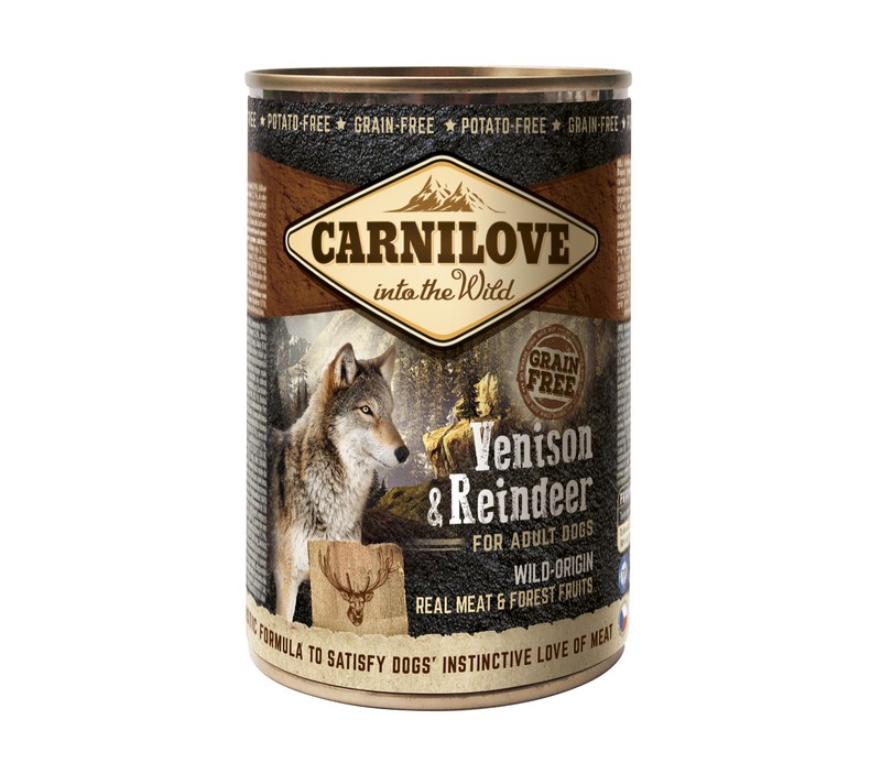 Carnilove Wild konz Maso zvěřina a sob 400g