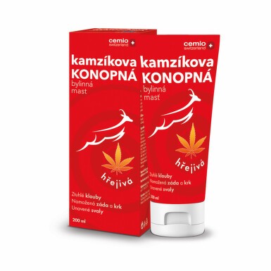 Cemio Kamzíkova konopná mast hřejivá 200ml