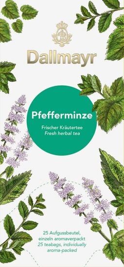 DALLMAYR bylinný čaj - Mátový - 25 sáčků