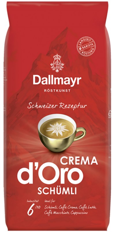 Dallmayr Caffe Crema d'Oro SCHÜMLI - Intenzita: 6