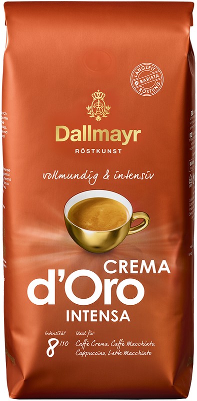 Dallmayr Caffé D'Oro Crema INTENSA - Intenzita: 8