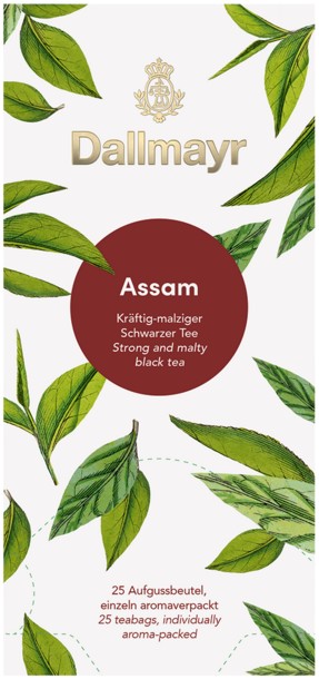 DALLMAYR černý čaj - Assamský - 25 sáčků