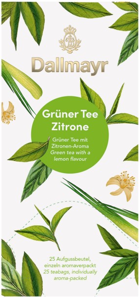 DALLMAYR černý čaj - Earl Grey s citronem - 25 