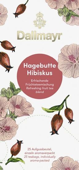 DALLMAYR ovocný čaj - Šípek a ibiškovým kvě