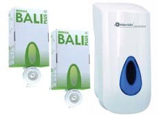 Dávkovač pěnového mýdla BALI + 2x mýdlo BALI