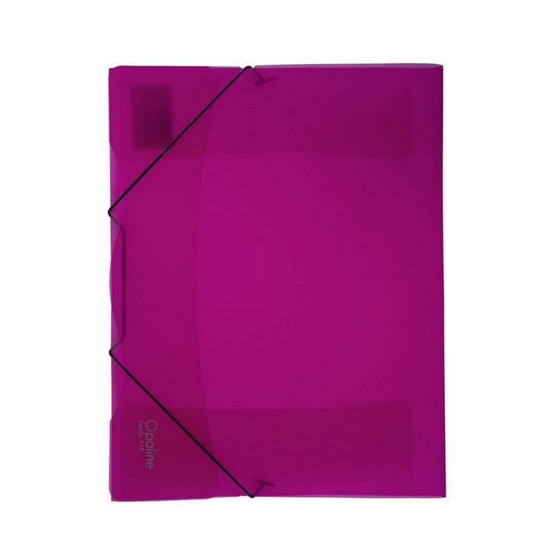 Desky s gumičkou PP OPALINE A4 MAGENTA