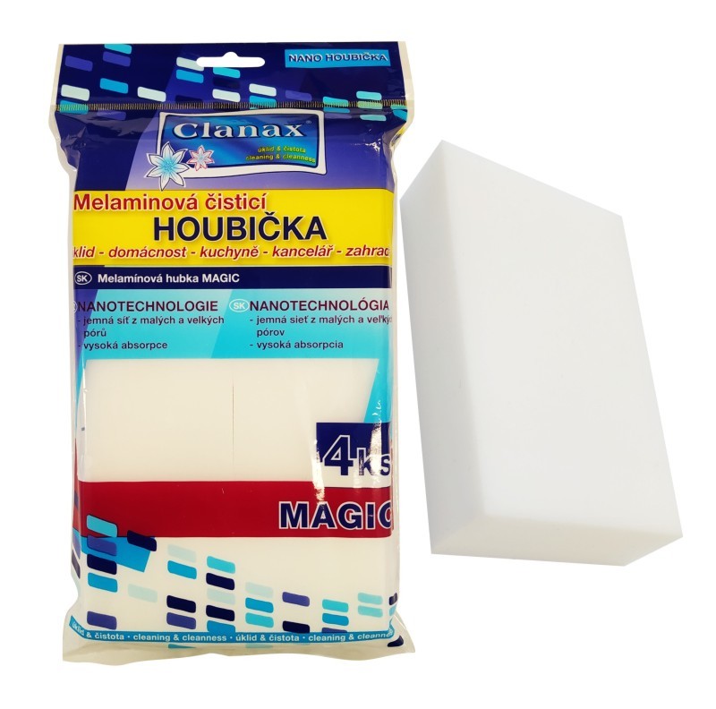 Houbička melaminová NANO 4ks