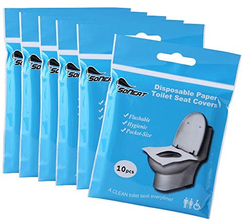 Hygienická BIO jednorázová ochrana WC sedátka 