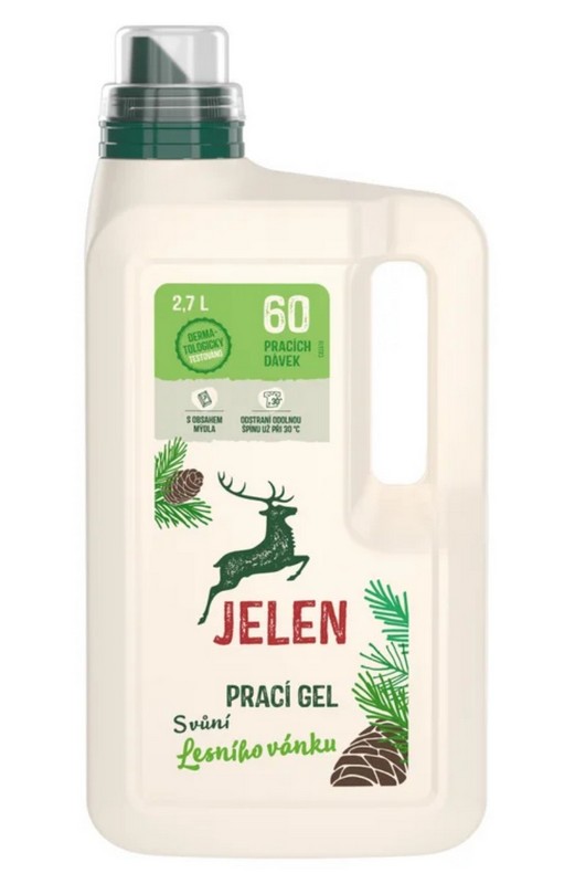 Jelen prací gel s vůní LESNÍHO VÁNKU 2,7L
